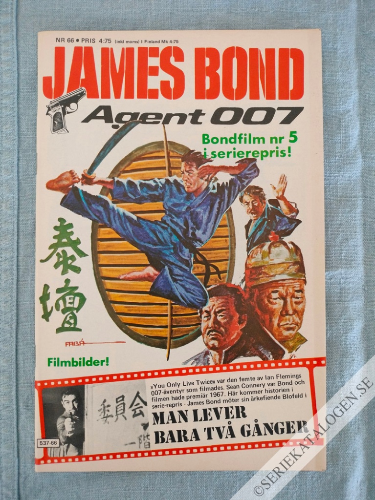 Framsida på James Bond agent 007 #66 (1980)