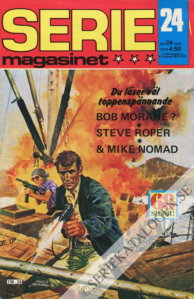 Framsida på Seriemagasinet #24 (1979)