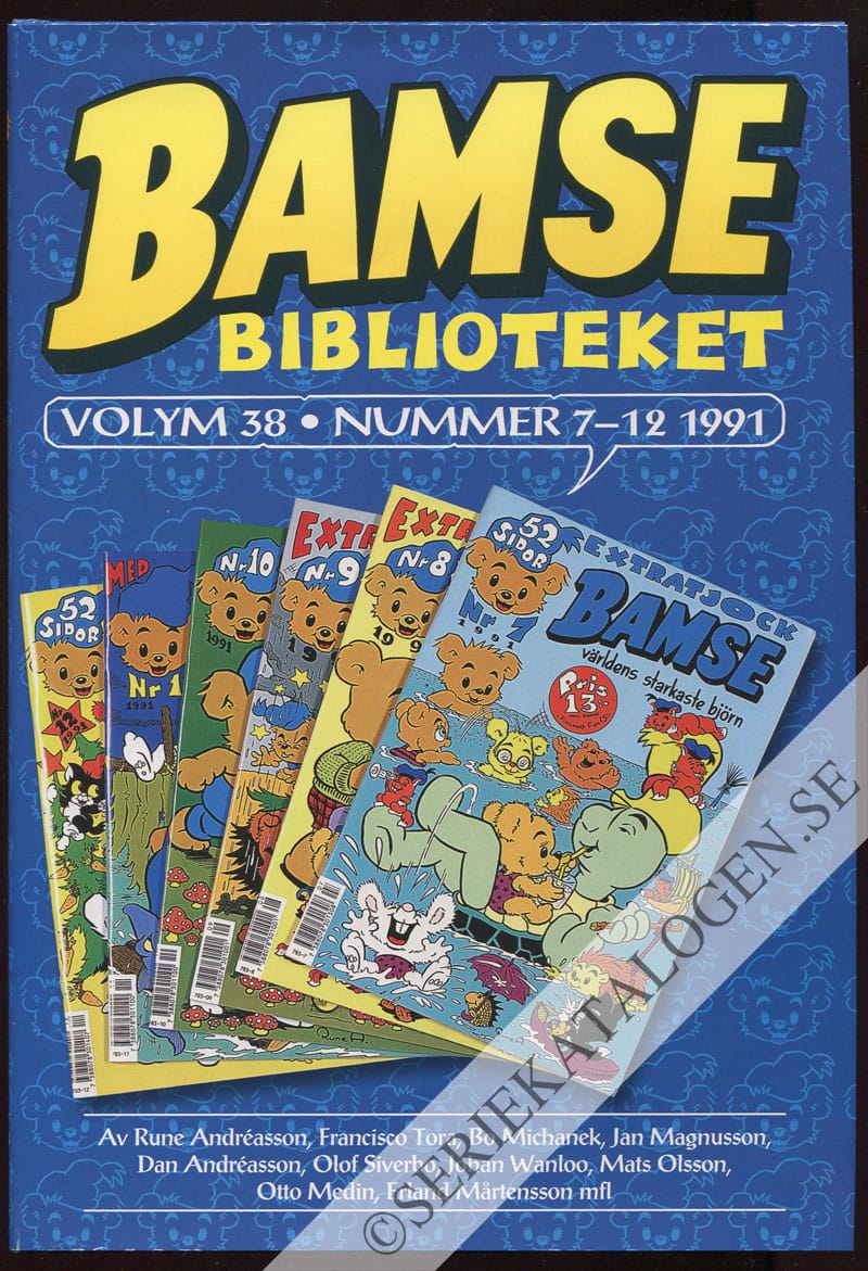 Framsida på Bamsebiblioteket #38 (2010)