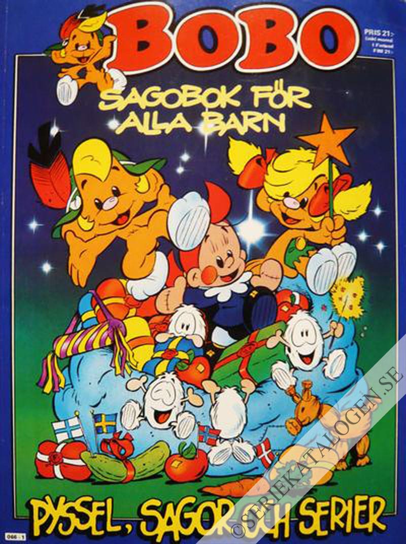 Framsida på Bobo Bobo - sagobok för alla barn, Pyssel, sagor och serier (1986)