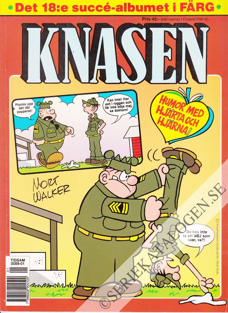 Framsida på Knasen Det 18:e succéalbumet i färg (1994)