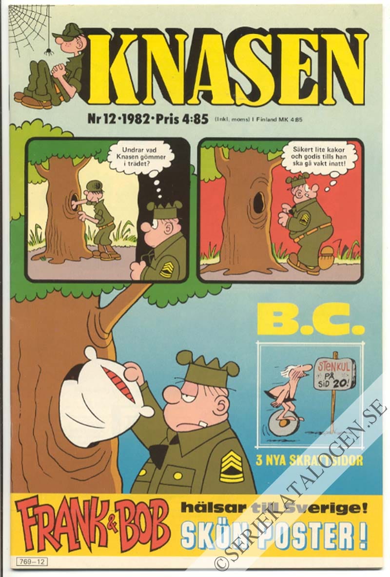 Framsida på Knasen #12 (1982)