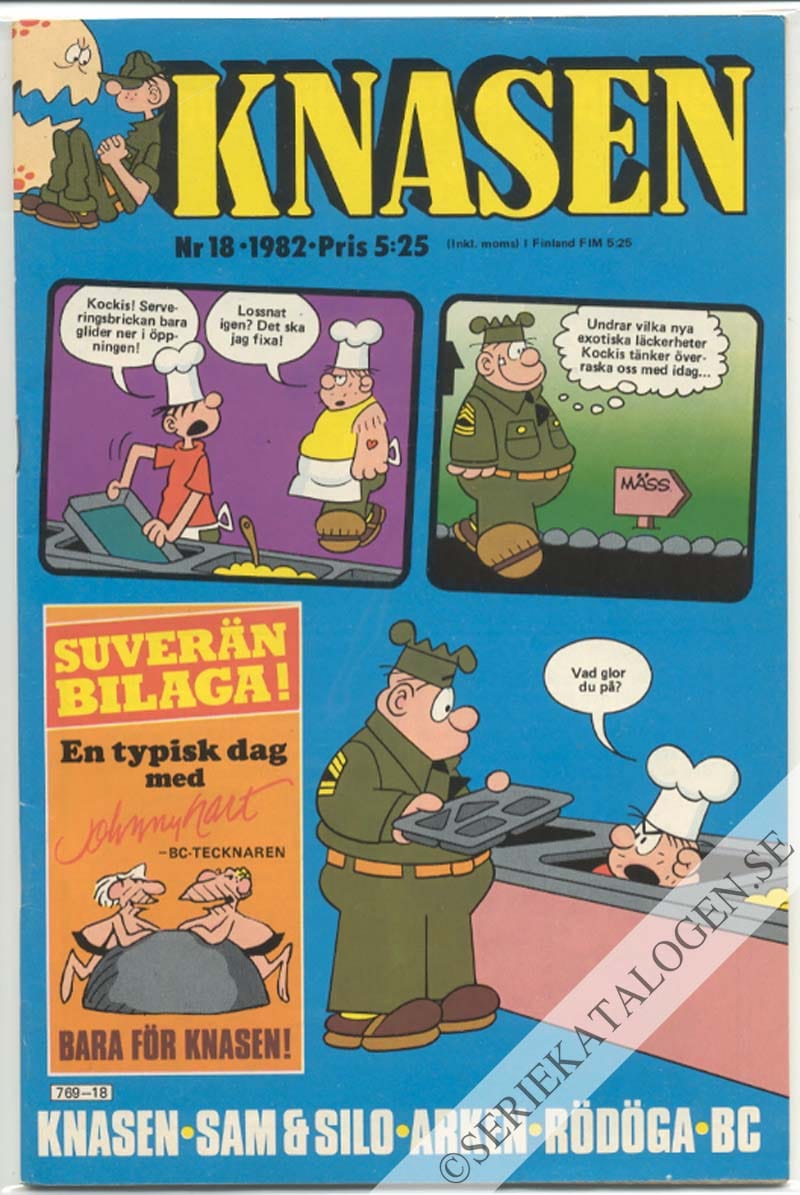 Framsida på Knasen #18 (1982)
