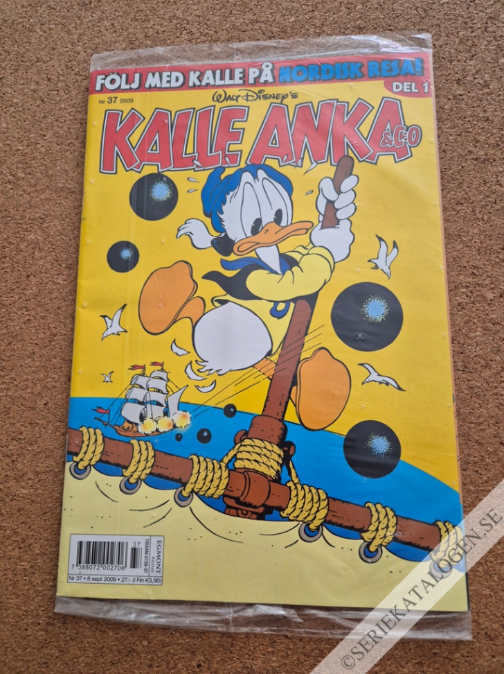 Framsida på Kalle Anka & C:o #37 (2009)