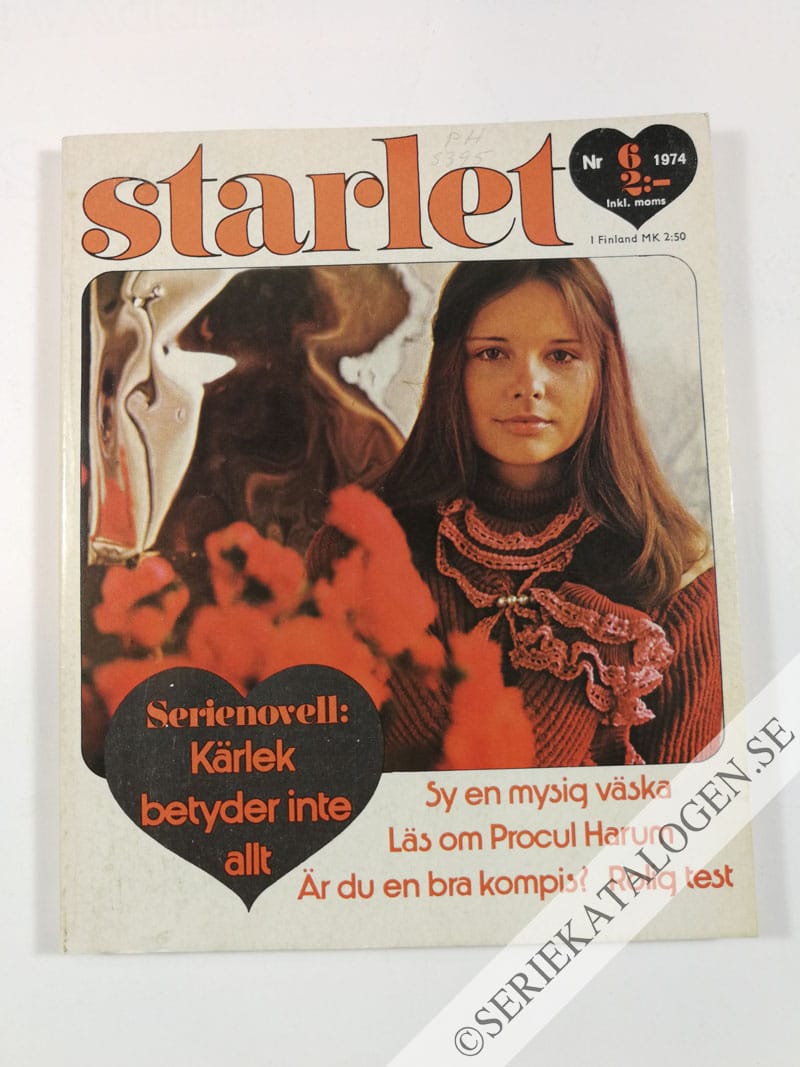Framsida på Starlet #6 (1974)