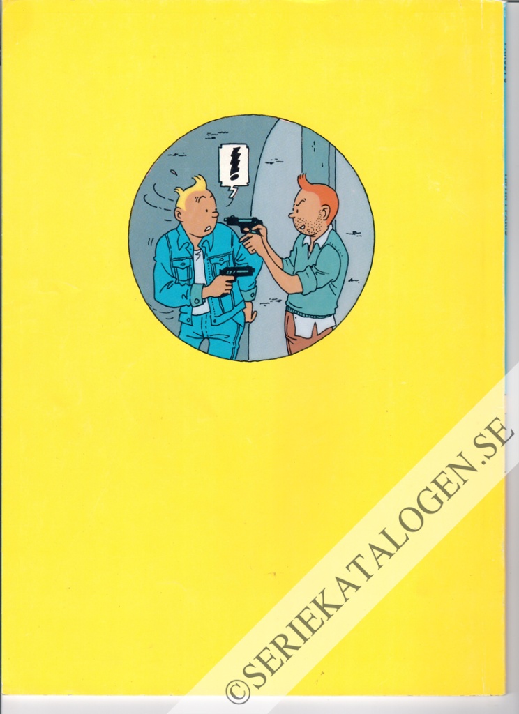 Baksida på Tintin i Paris (1991)