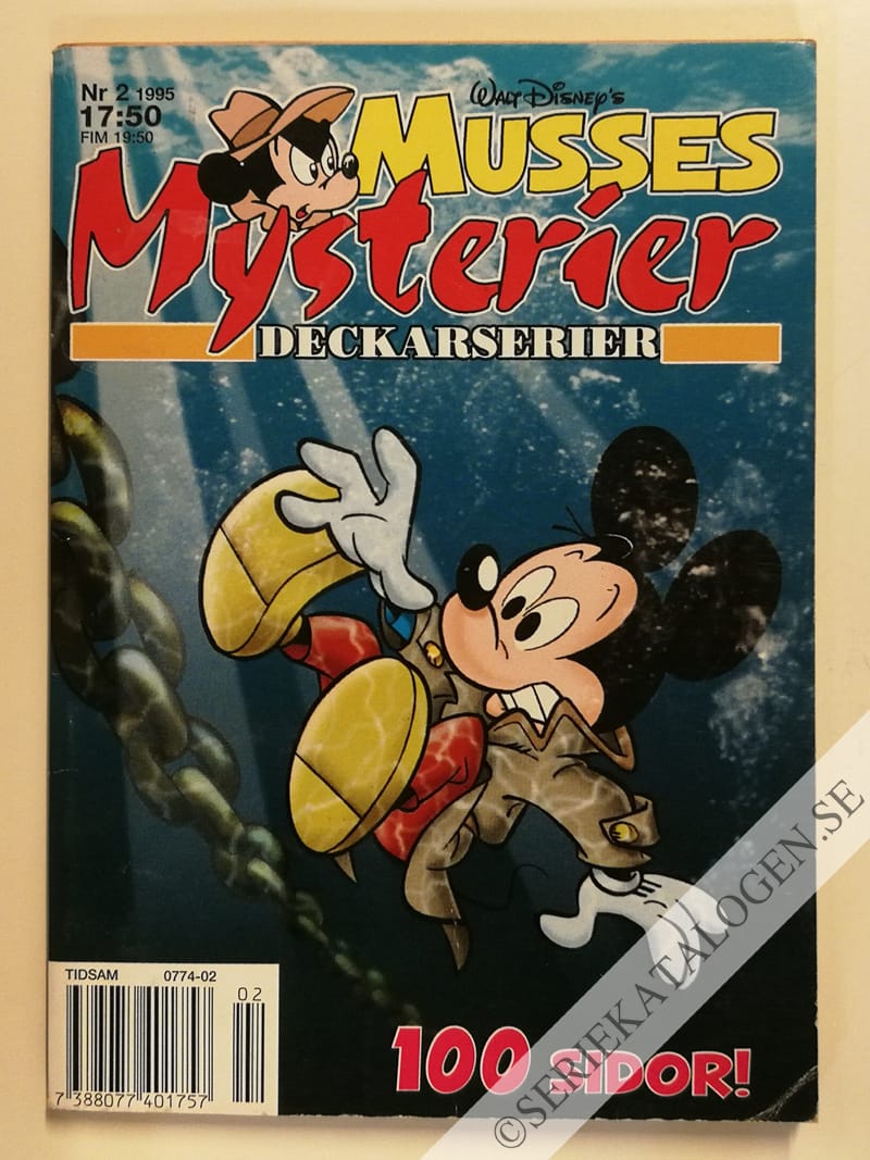 Framsida på Musses mysterier #2 (1995)