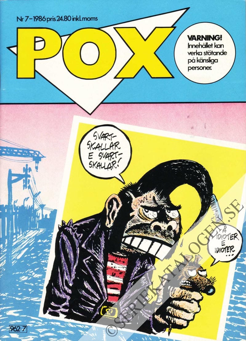 Framsida på Pox #7 (1986)