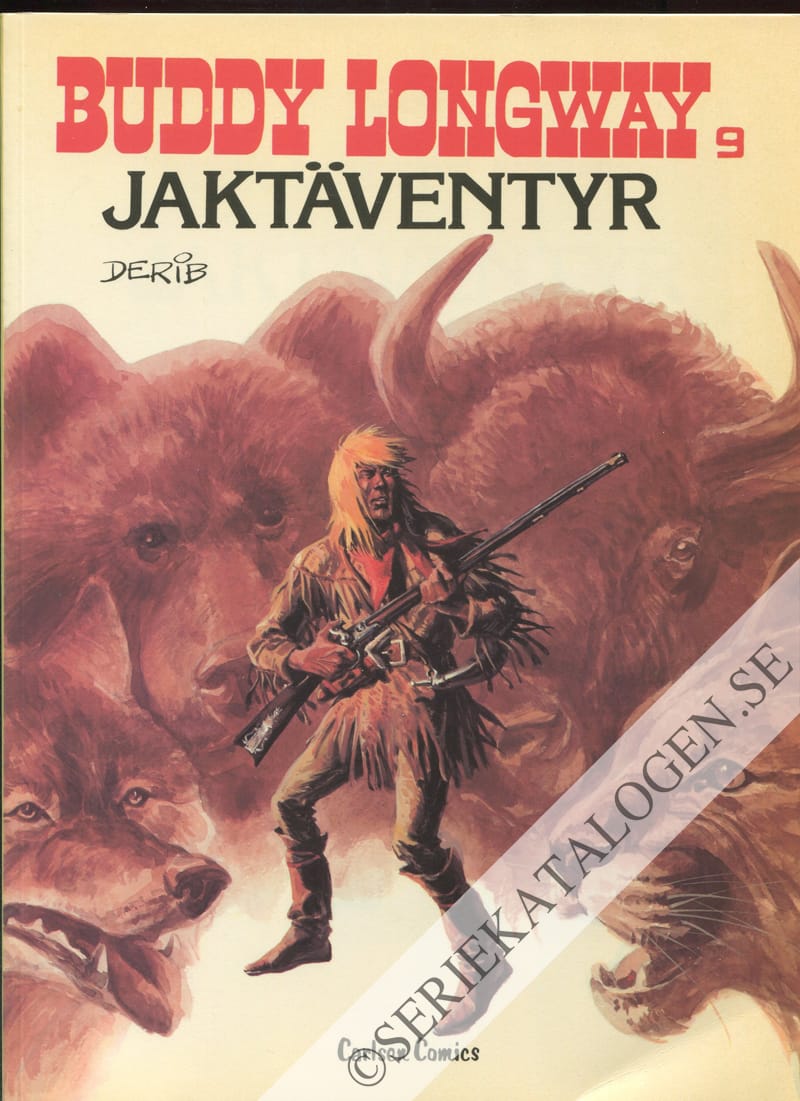 Framsida på Buddy Longways äventyr Jaktäventyr (1981)