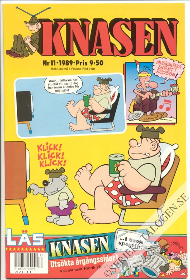 Framsida på Knasen #11 (1989)