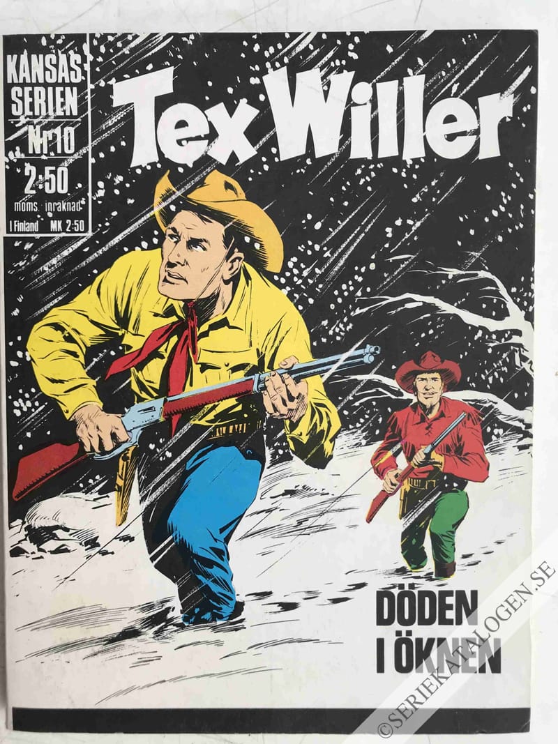 Framsida på Kansasserien Döden i öknen (1971)