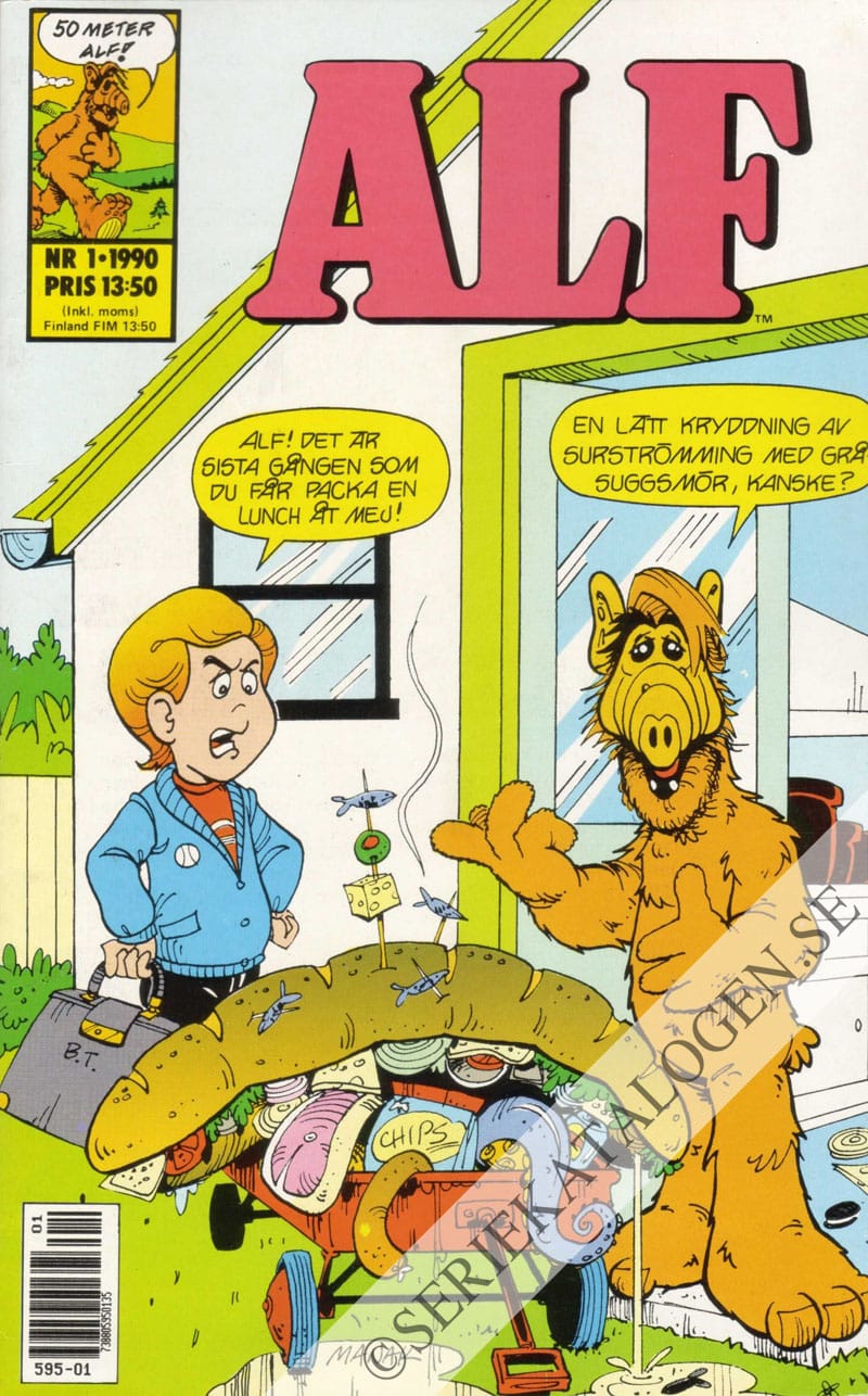 Framsida på Alf #1 (1990)