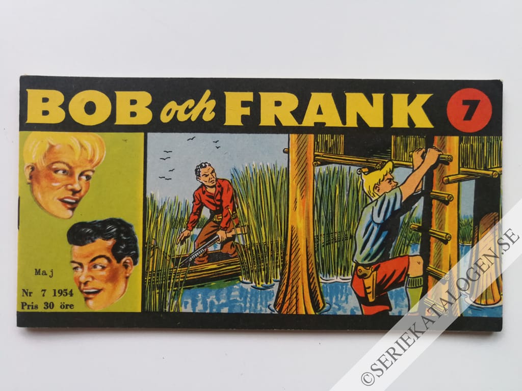 Framsida på Bob och Frank #7 (1954)