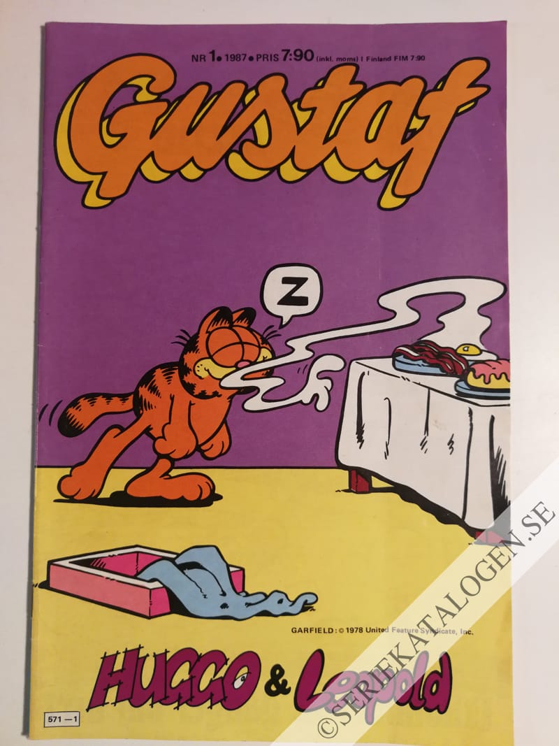 Framsida på Gustaf #1 (1987)