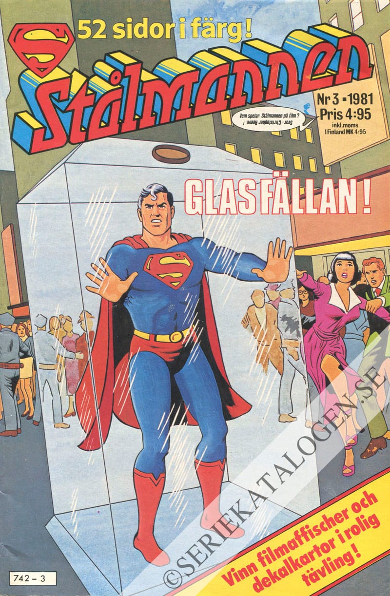 Framsida på Stålmannen #3 (1981)