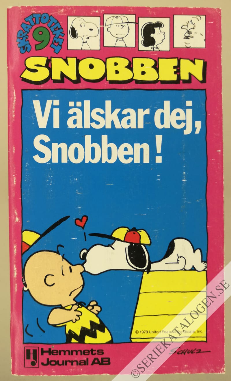 Framsida på Skrattoteket Snobben - Vi älskar dej, Snobben! (1979)
