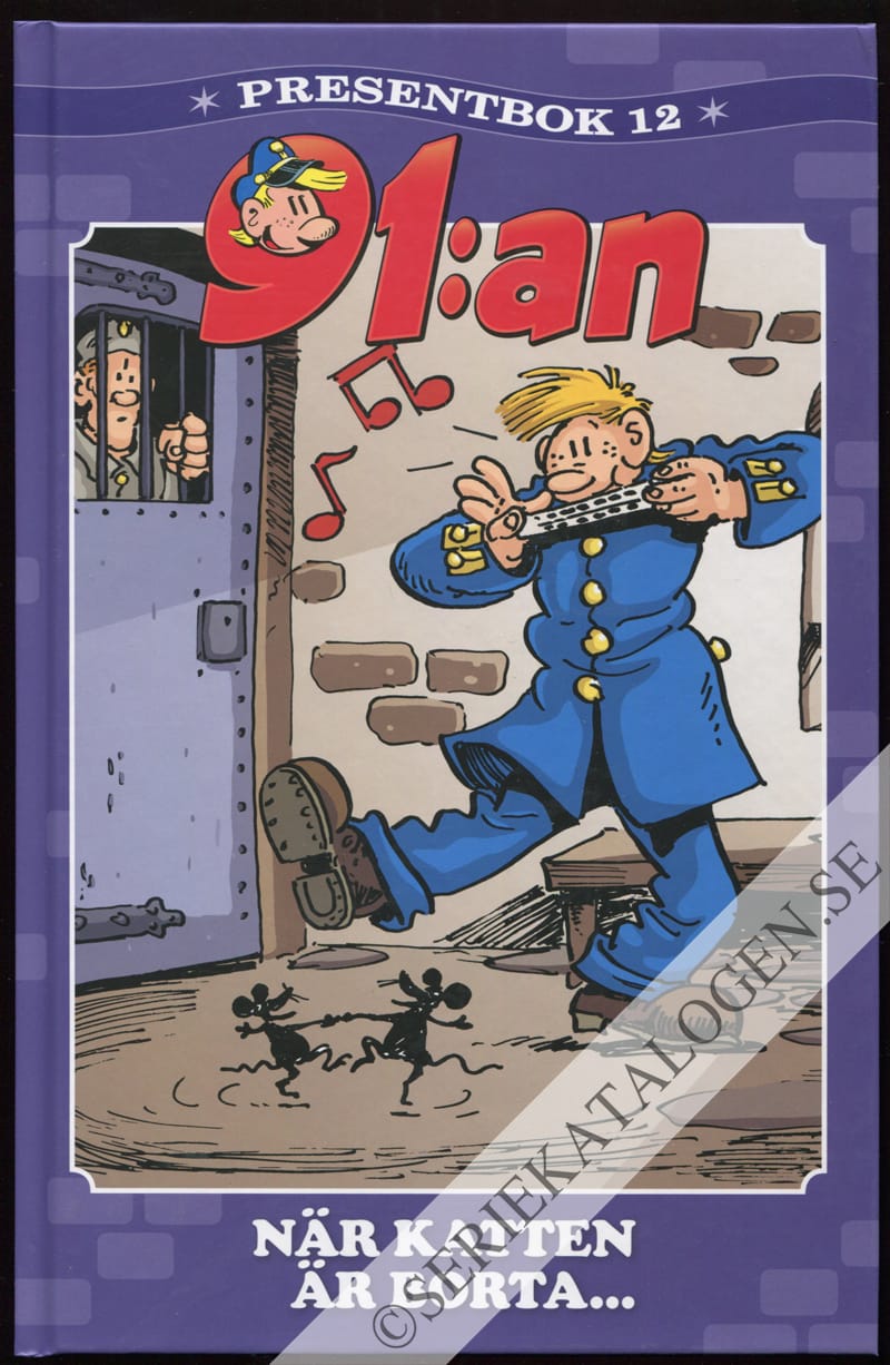 Framsida på 91:an presentbok När katten är borta... (2021)