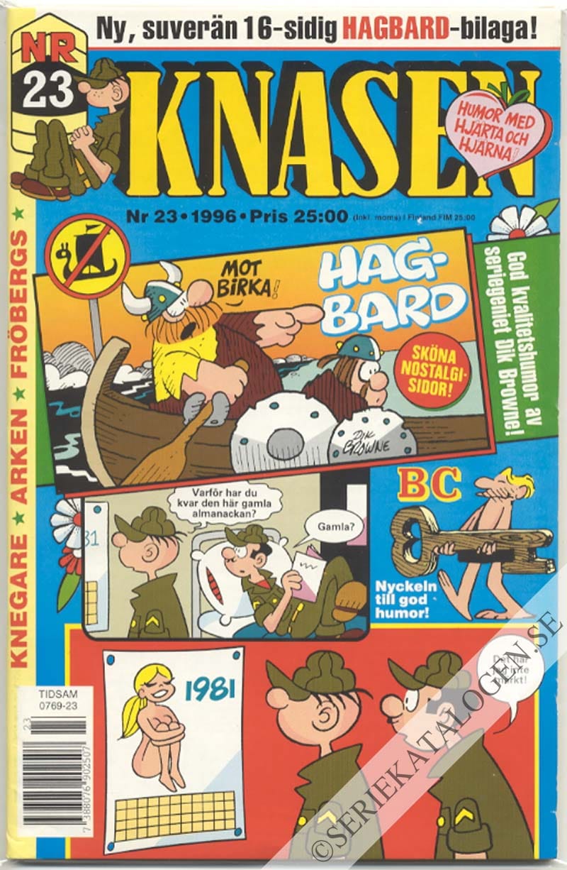 Framsida på Knasen #23 (1996)