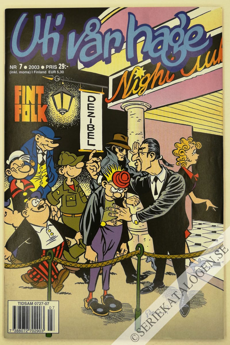 Framsida på Uti vår hage Fint folk (2003)