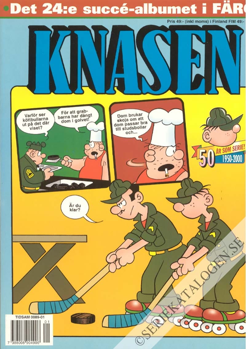 Framsida på Knasen Det 24:e succéalbumet i färg (2000)