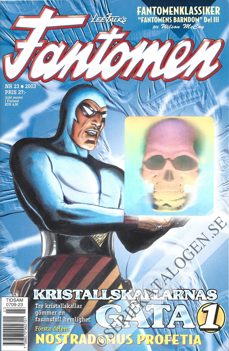 Framsida på Fantomen #23 (2003)
