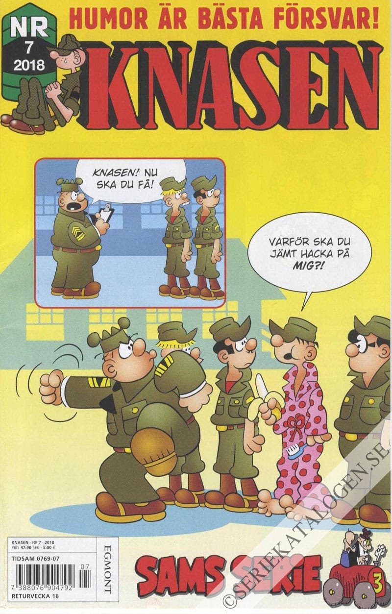 Framsida på Knasen #7 (2018)
