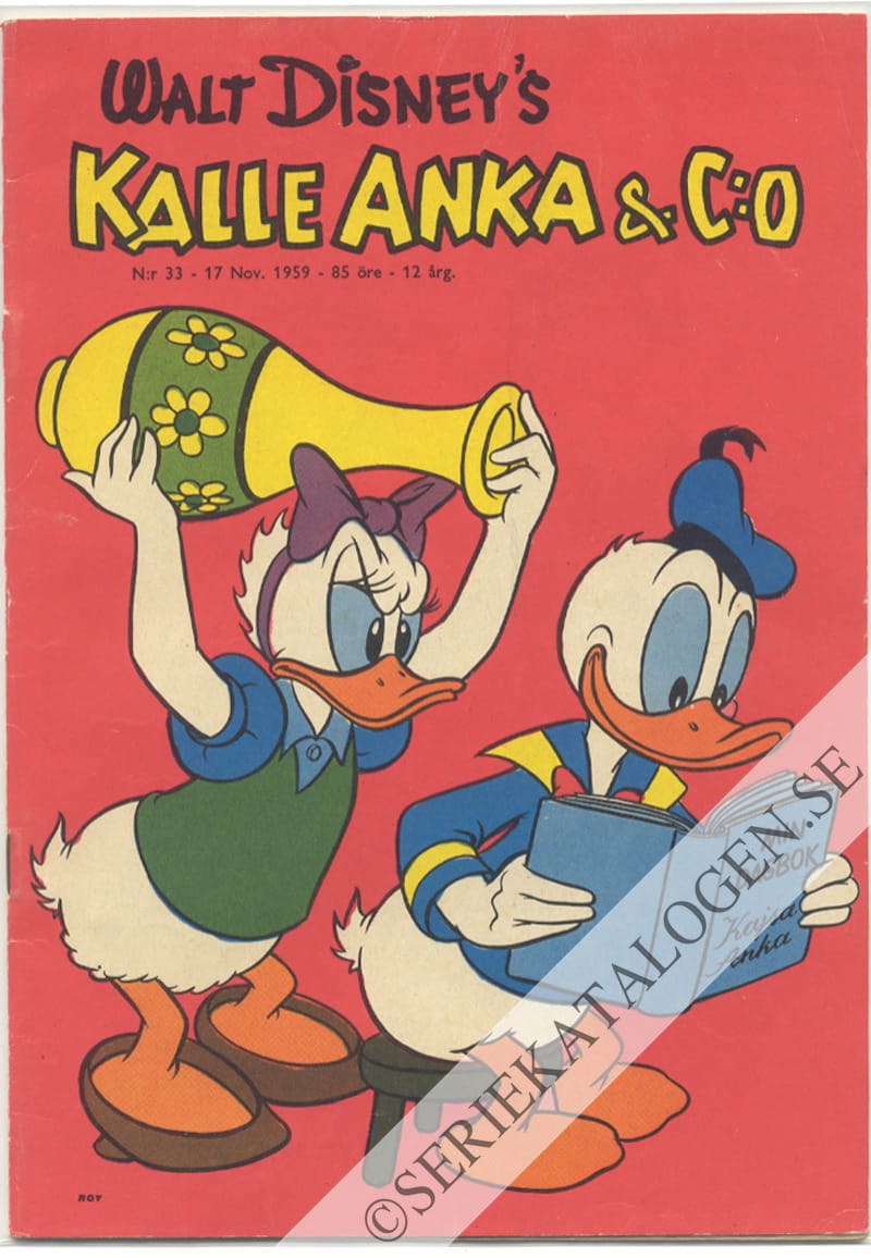 Framsida på Kalle Anka & C:o #33 (1959)