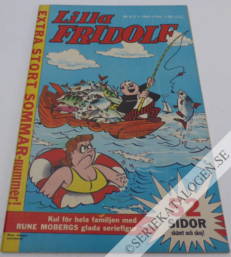 Framsida på Lilla Fridolf #4-5 (1963)