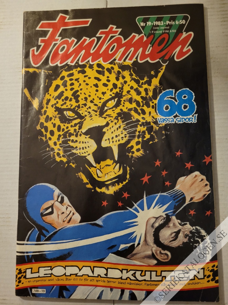 Framsida på Fantomen #19 (1983)