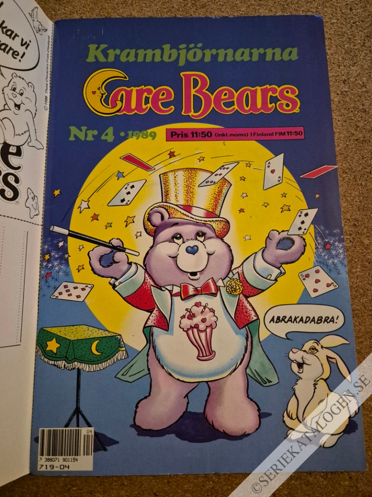 Framsida på Care Bears #4 (1989)