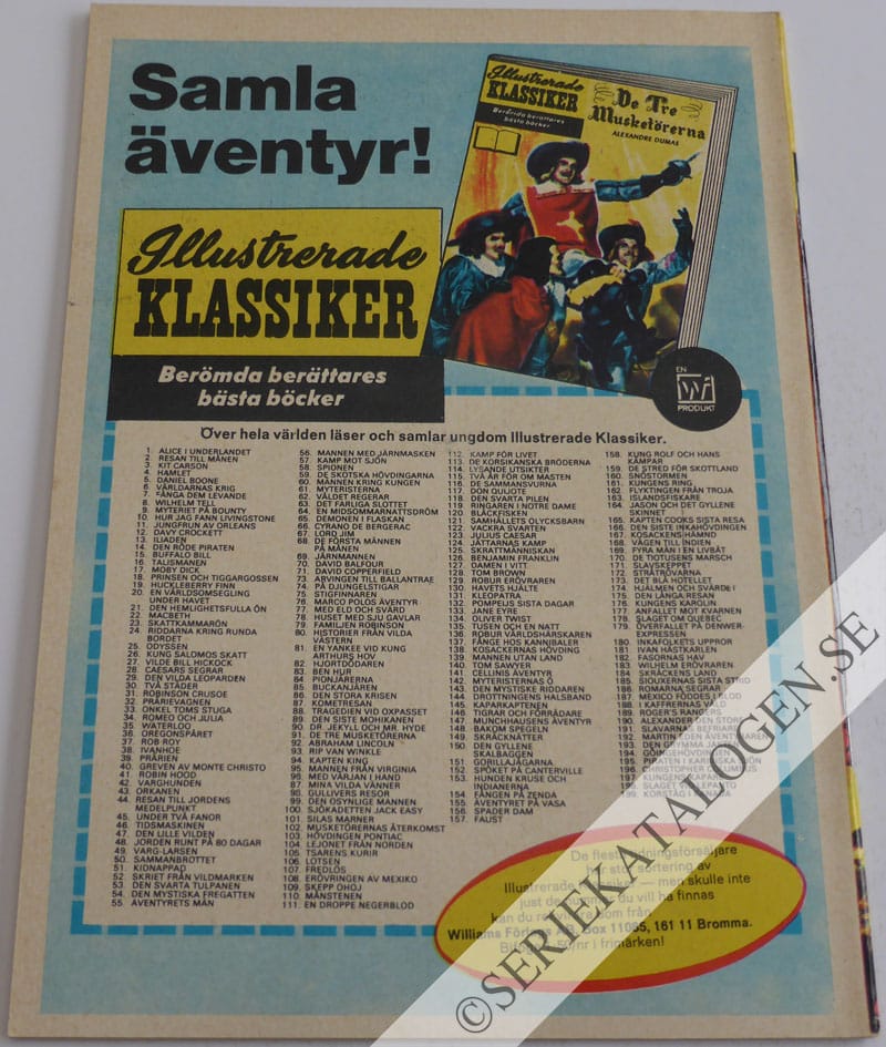 Baksida på Kampen om burmavägen (1969)