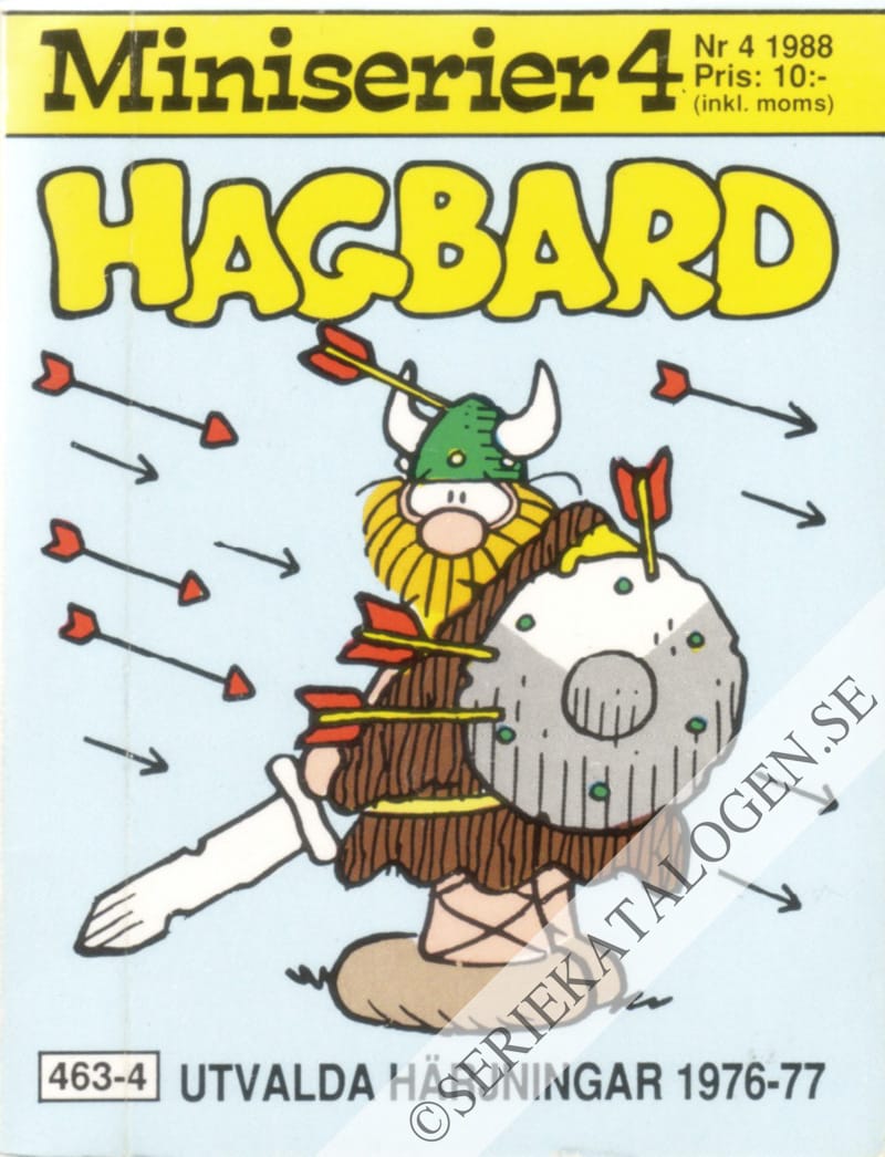 Framsida på Hagbard - utvalda härjningar 1976-77 (1988)