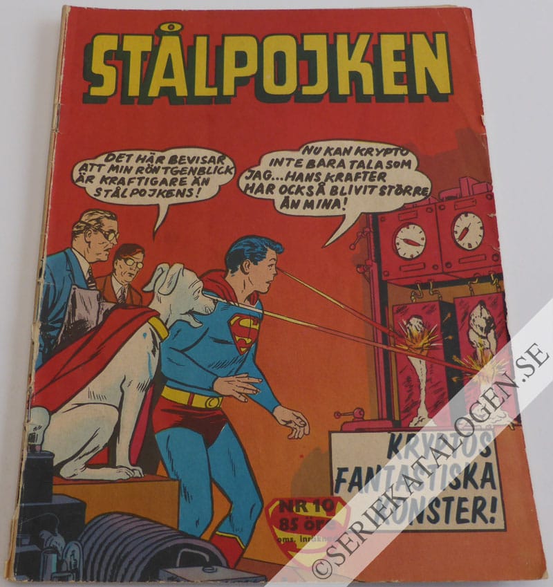 Framsida på Stålpojken #10 (1962)