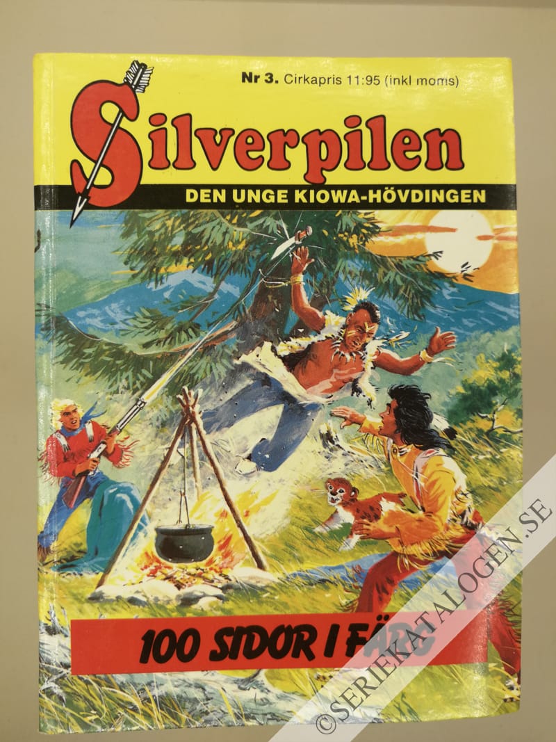 Framsida på Silverpilen-pocket #3 (1984)