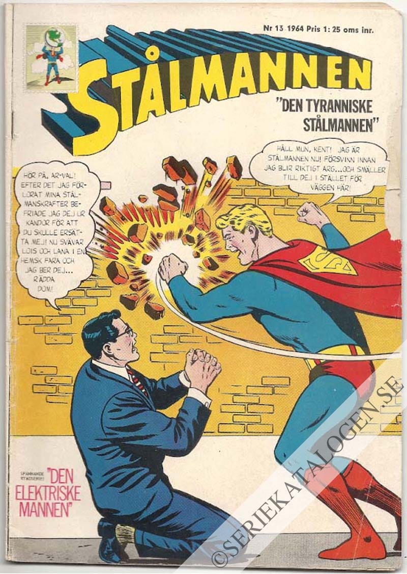 Framsida på Stålmannen #13 (1964)