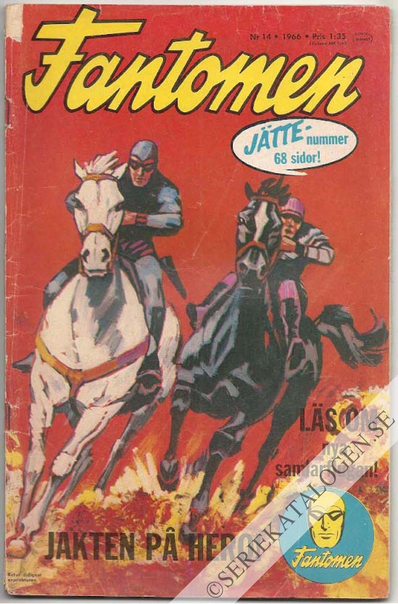 Framsida på Fantomen #14 (1966)