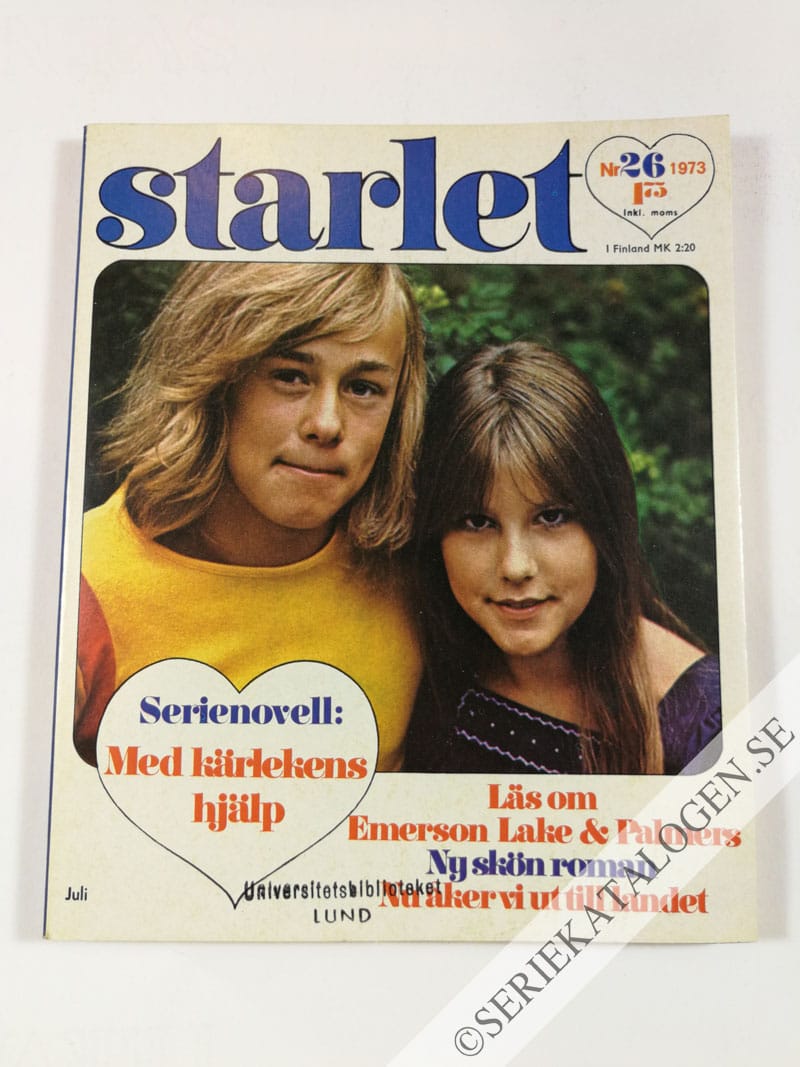 Framsida på Starlet #26 (1973)
