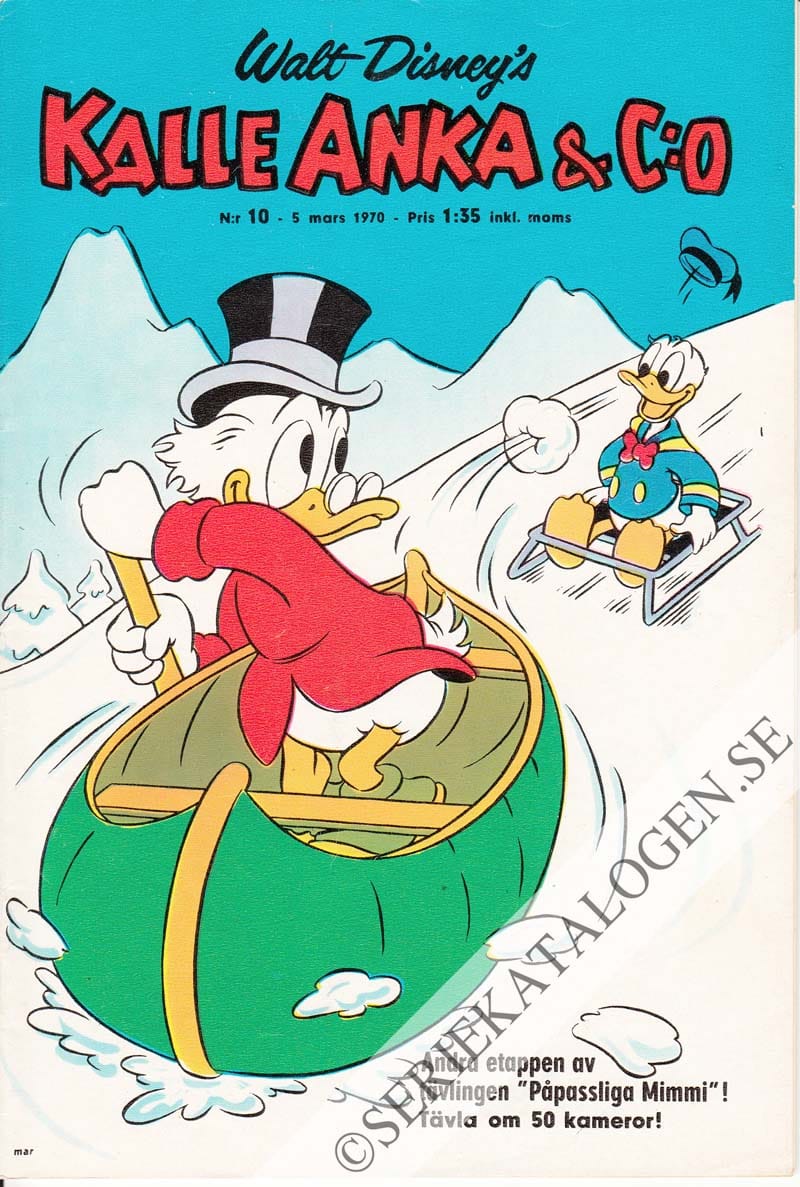 Framsida på Kalle Anka & C:o #10 (1970)