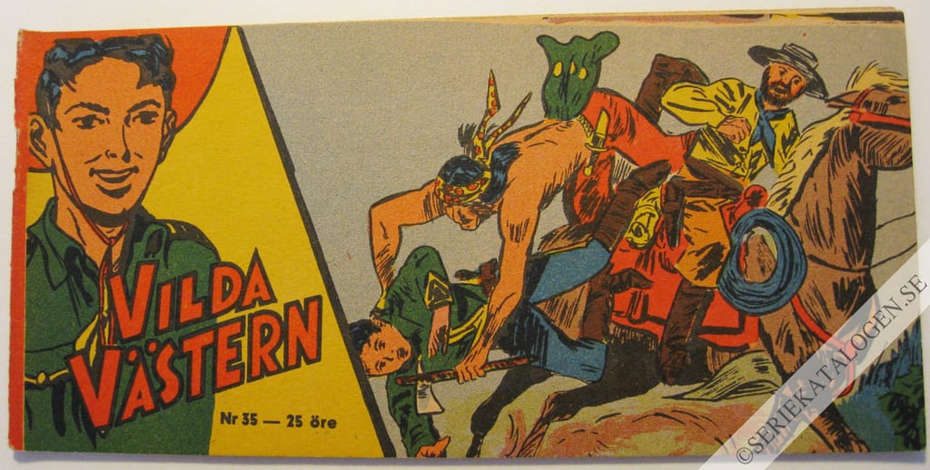 Framsida på Vilda Västern #35 (1958)