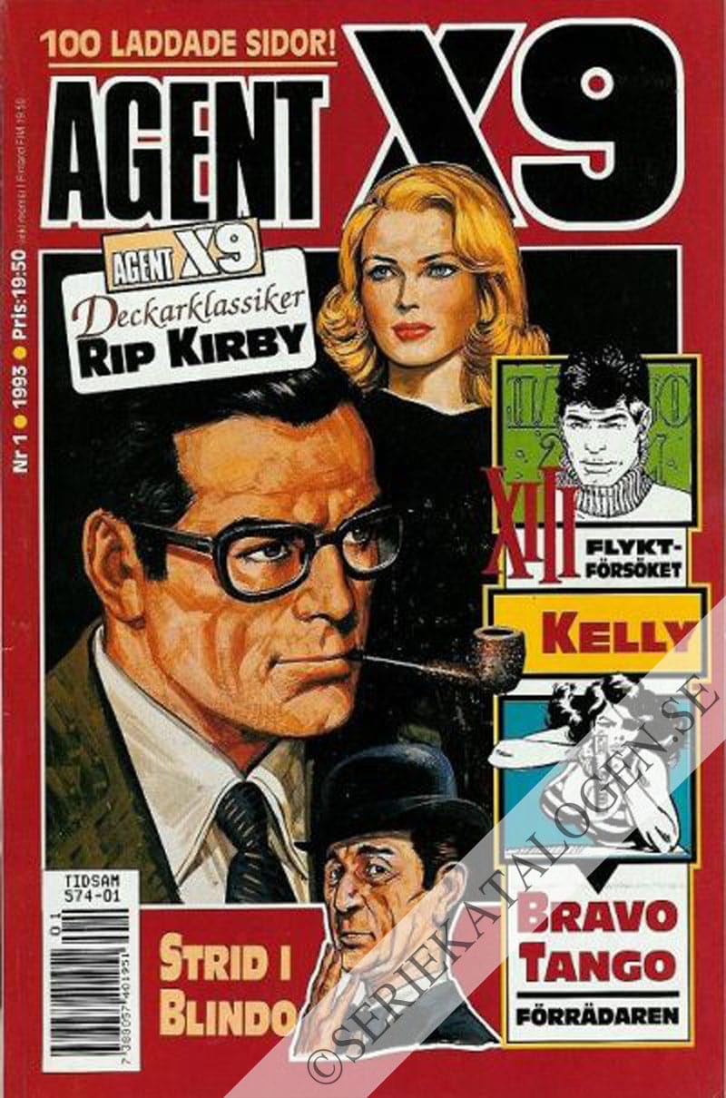 Framsida på Agent X9 #1 (1993)