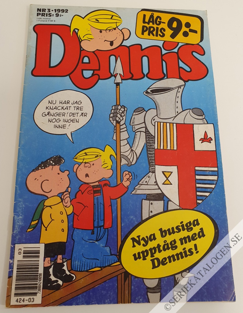 Framsida på Dennis #3 (1992)