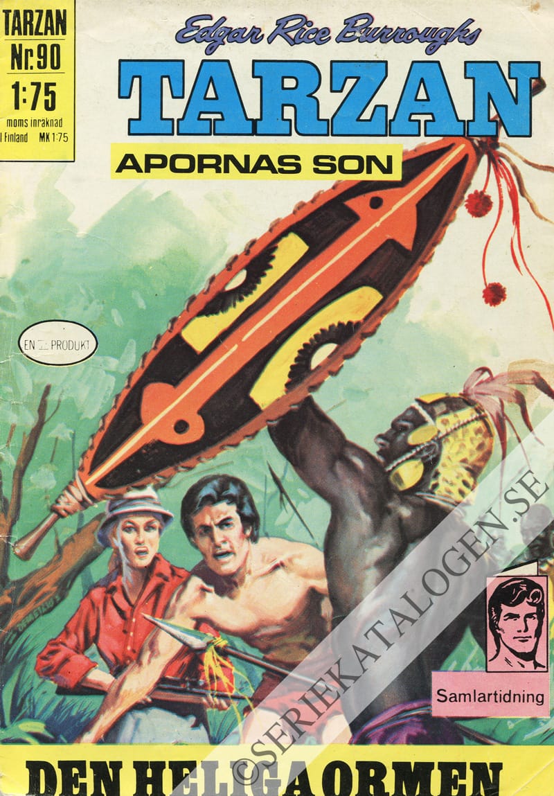 Framsida på Tarzan #90 (1971)