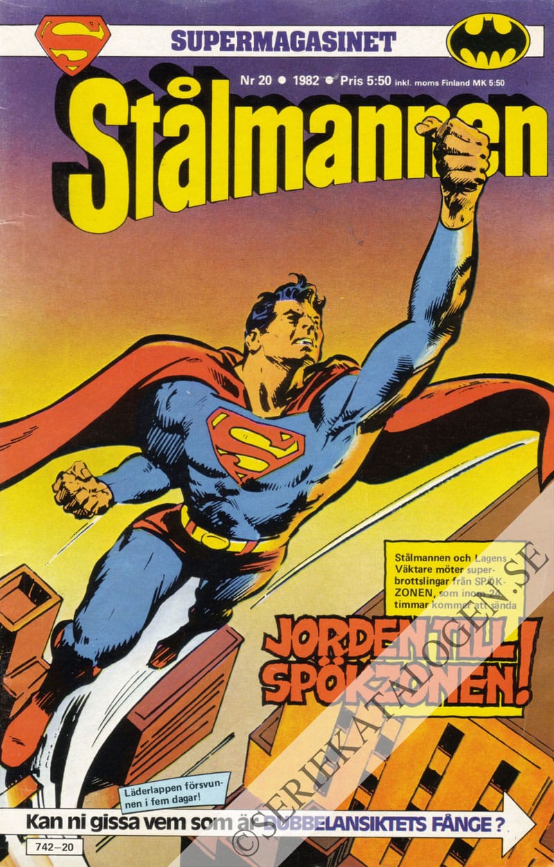 Framsida på Supermagasinet #20 (1982)