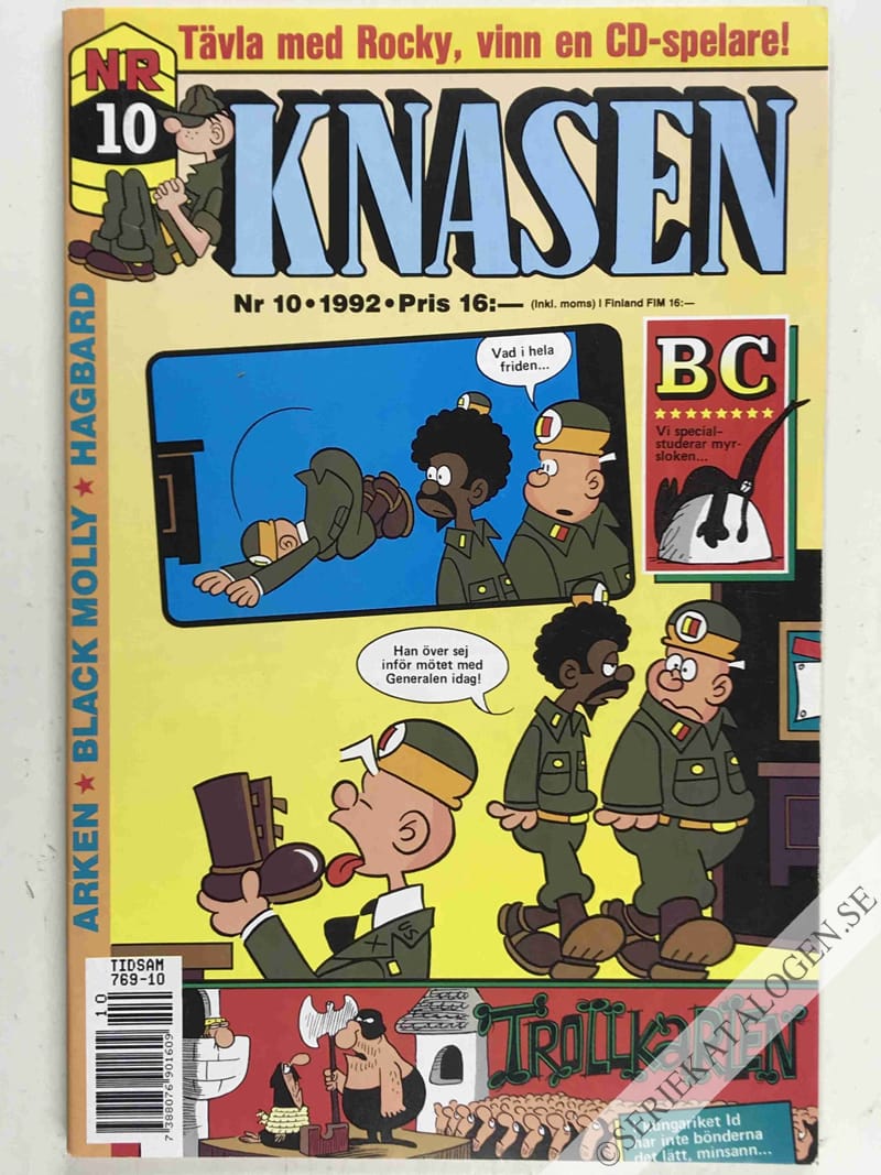 Framsida på Knasen #10 (1992)