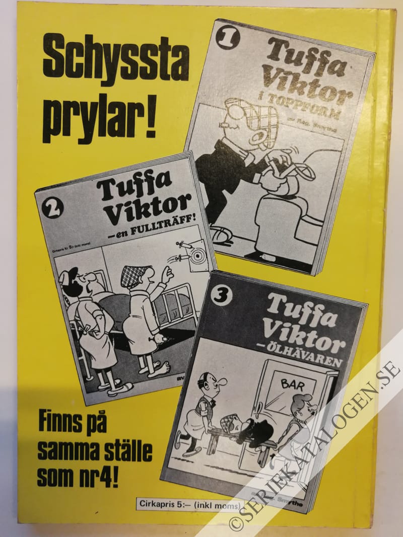 Baksida på Tuffa Viktor - nattugglan (1972)