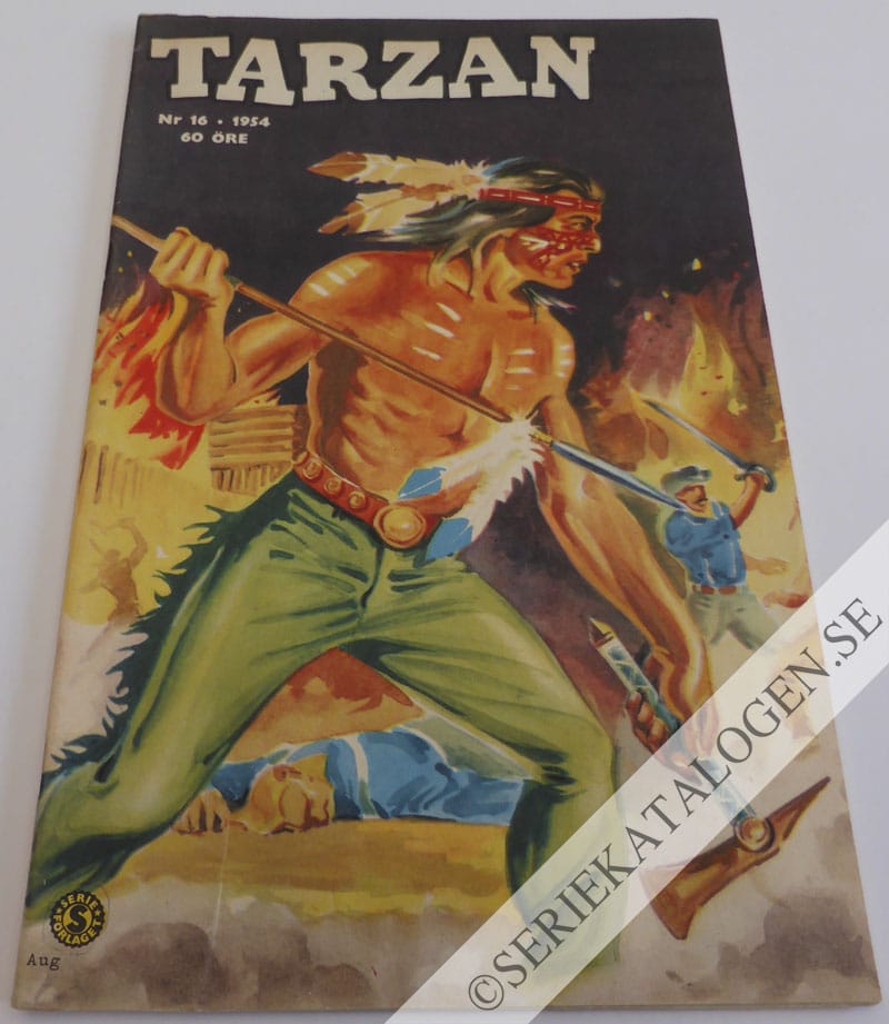 Framsida på Tarzan #16 (1954)