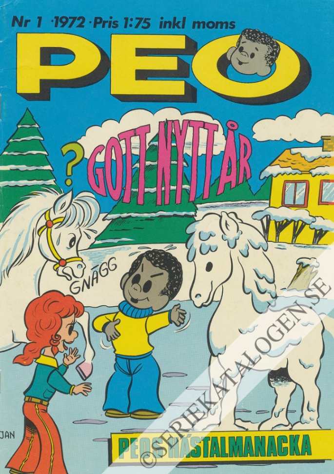 Framsida på Peo #1 (1972)