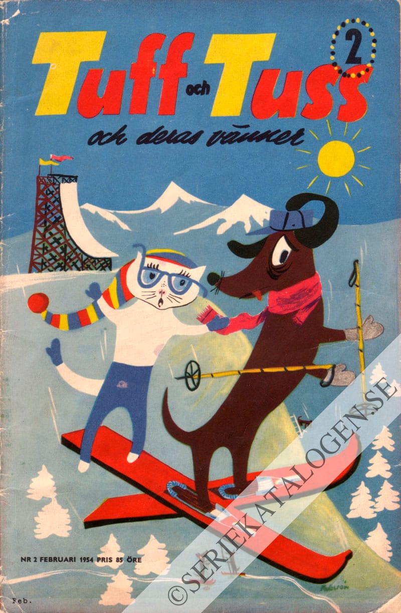 Framsida på Tuff och Tuss och deras vänner #2 (1954)