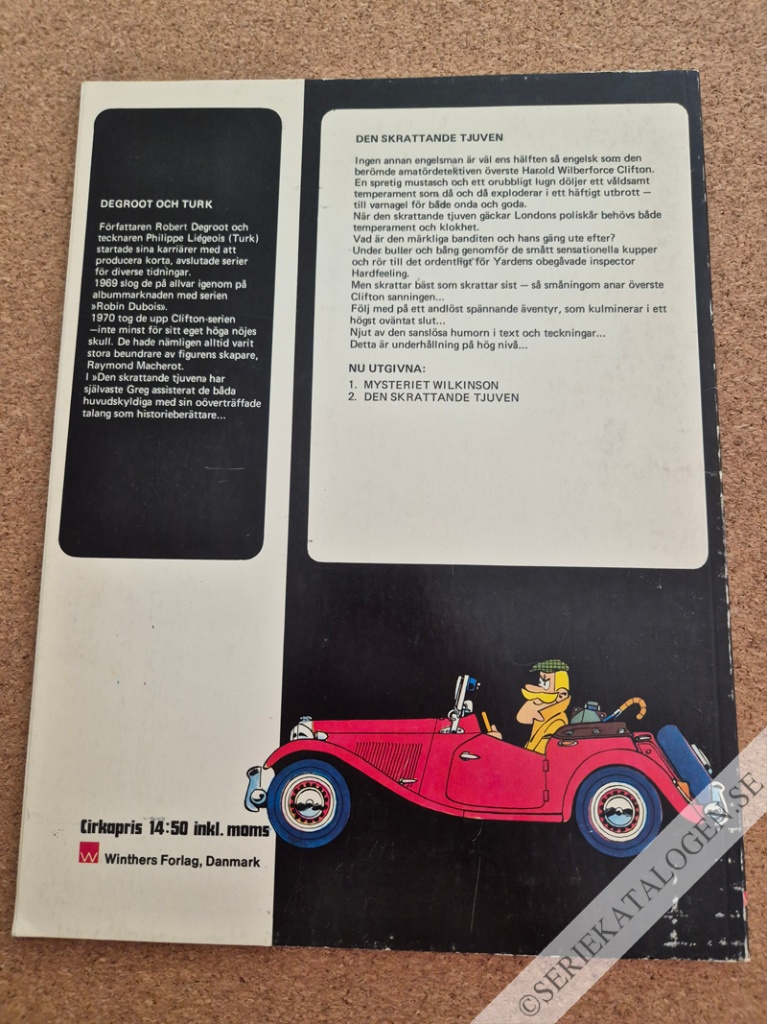Baksida på Den skrattande tjuven (1978)