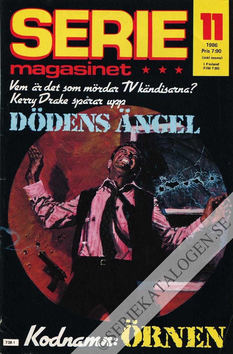 Framsida på Seriemagasinet #11 (1986)